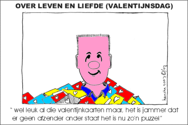 Valentijn krabbels